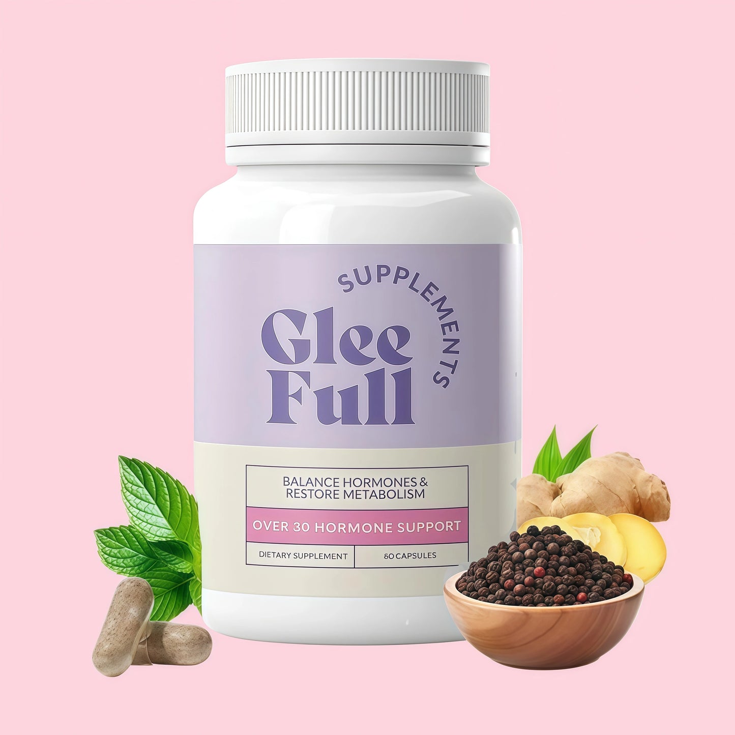GleeFull Over 30 Hormone Support - Menopause Supplements for Women - Hormone Support for Women