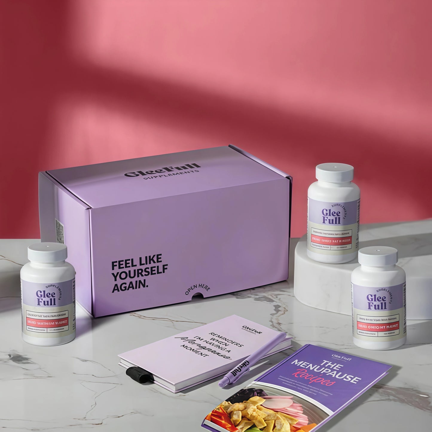 GleeFull SUPPS Meno Shred Fat Burner – Supports Metabolism & Helps Achieve Slimming Goals for Women